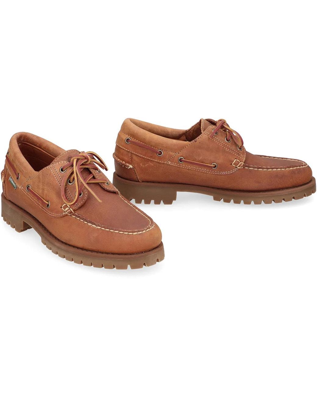 Sebago Brown Acadia Suede Lace-Up Shoes