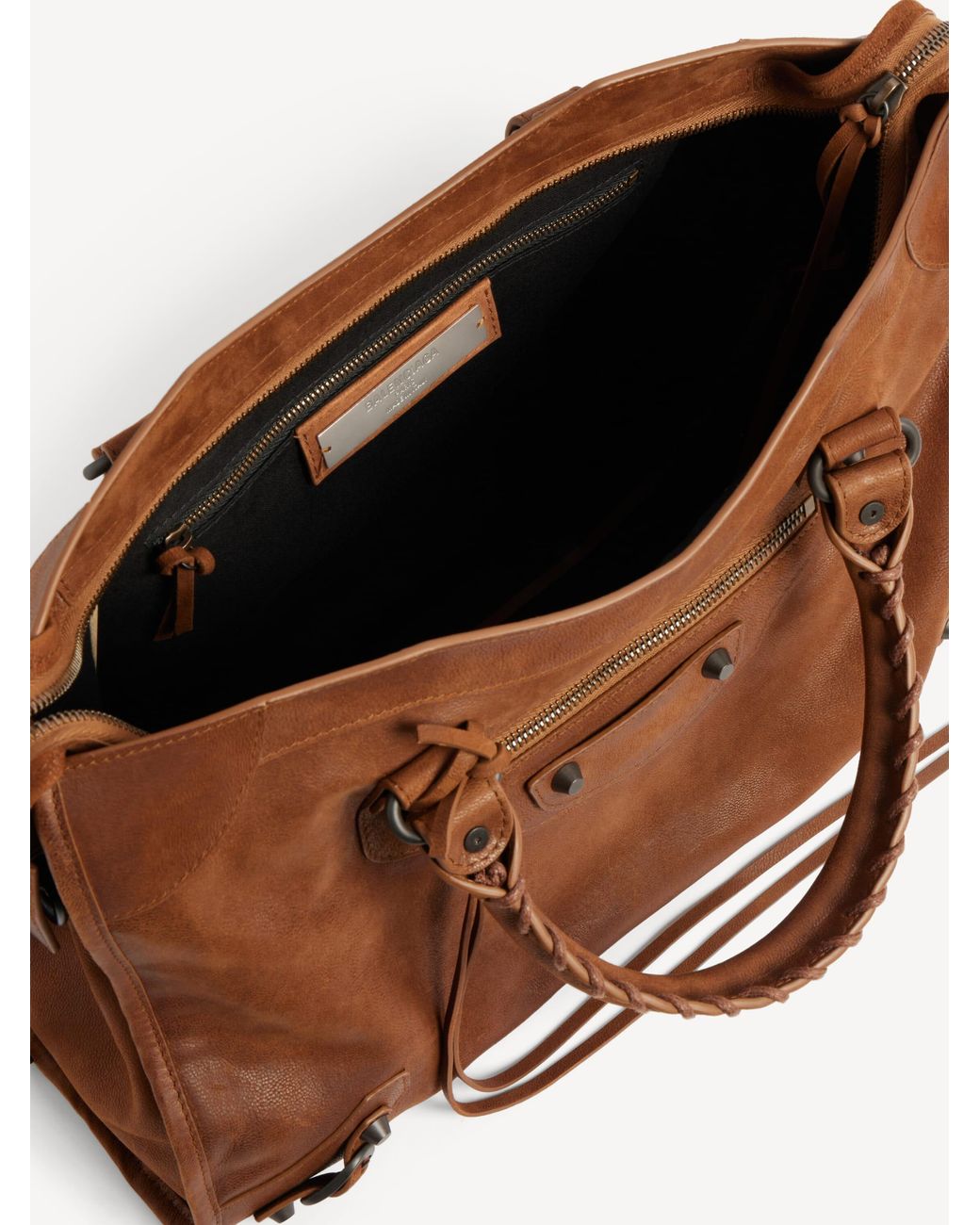 Balenciaga Brown Medium Le City Tote Bag