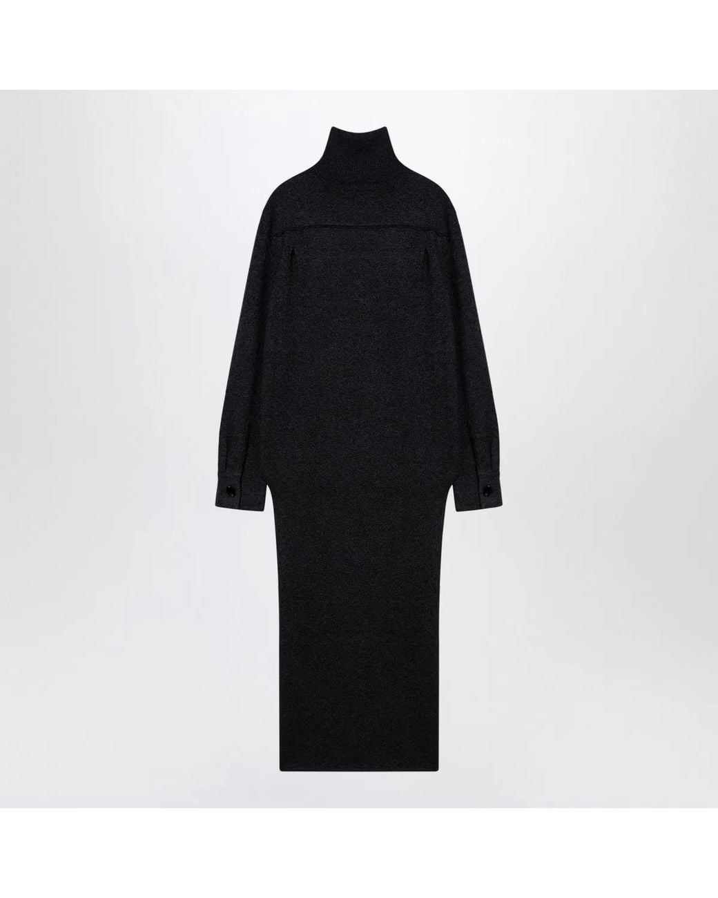Givenchy Black Dark Turtleneck With Drawstring