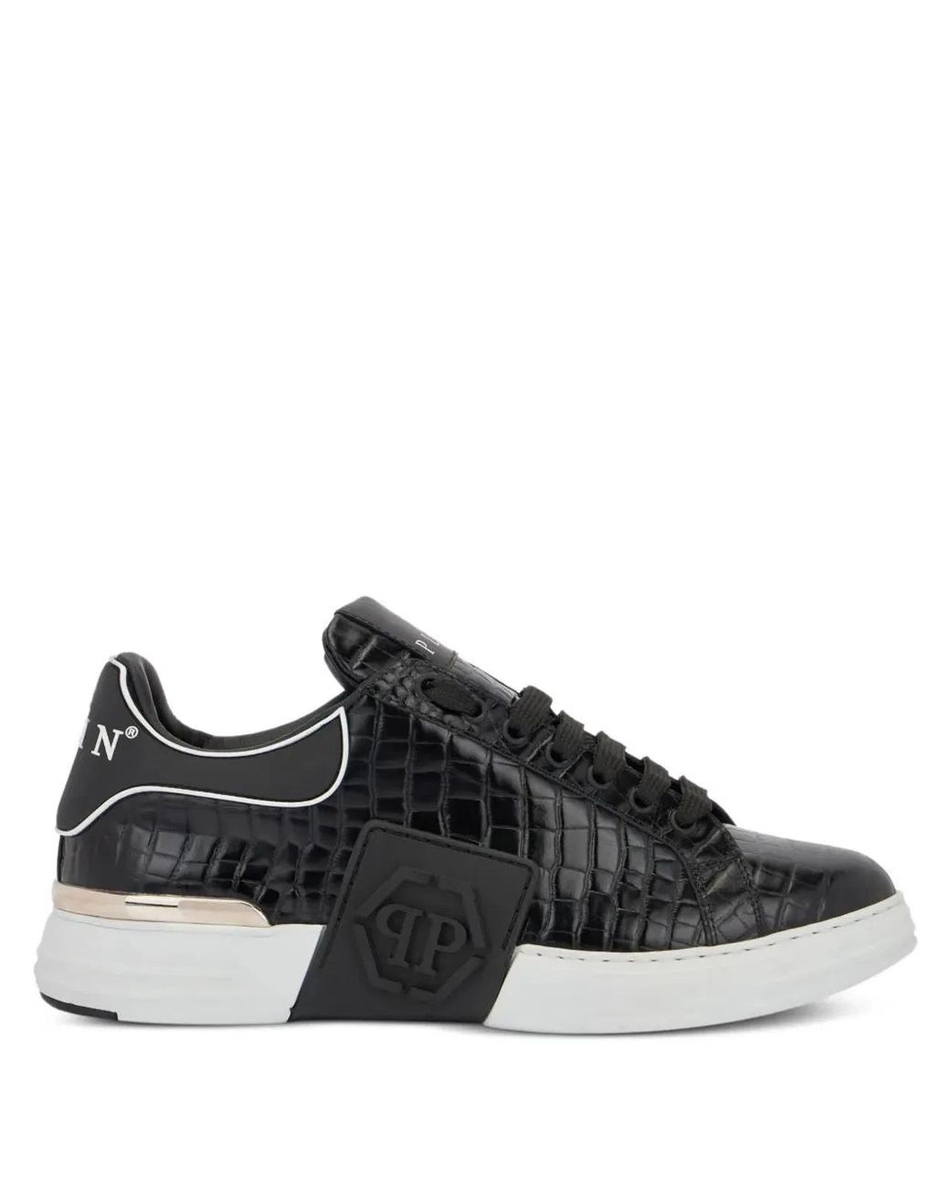 Philipp Plein Black Low-Top Sneaker for men