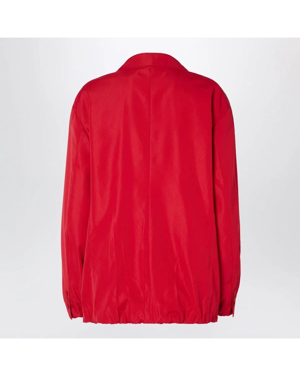 Fendi Red Technical Viscose Jacket