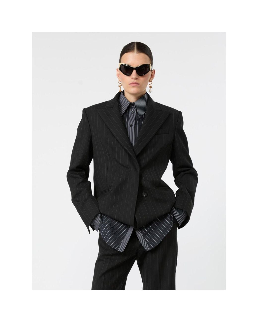 Max Mara Black Spxpalmas Jacket