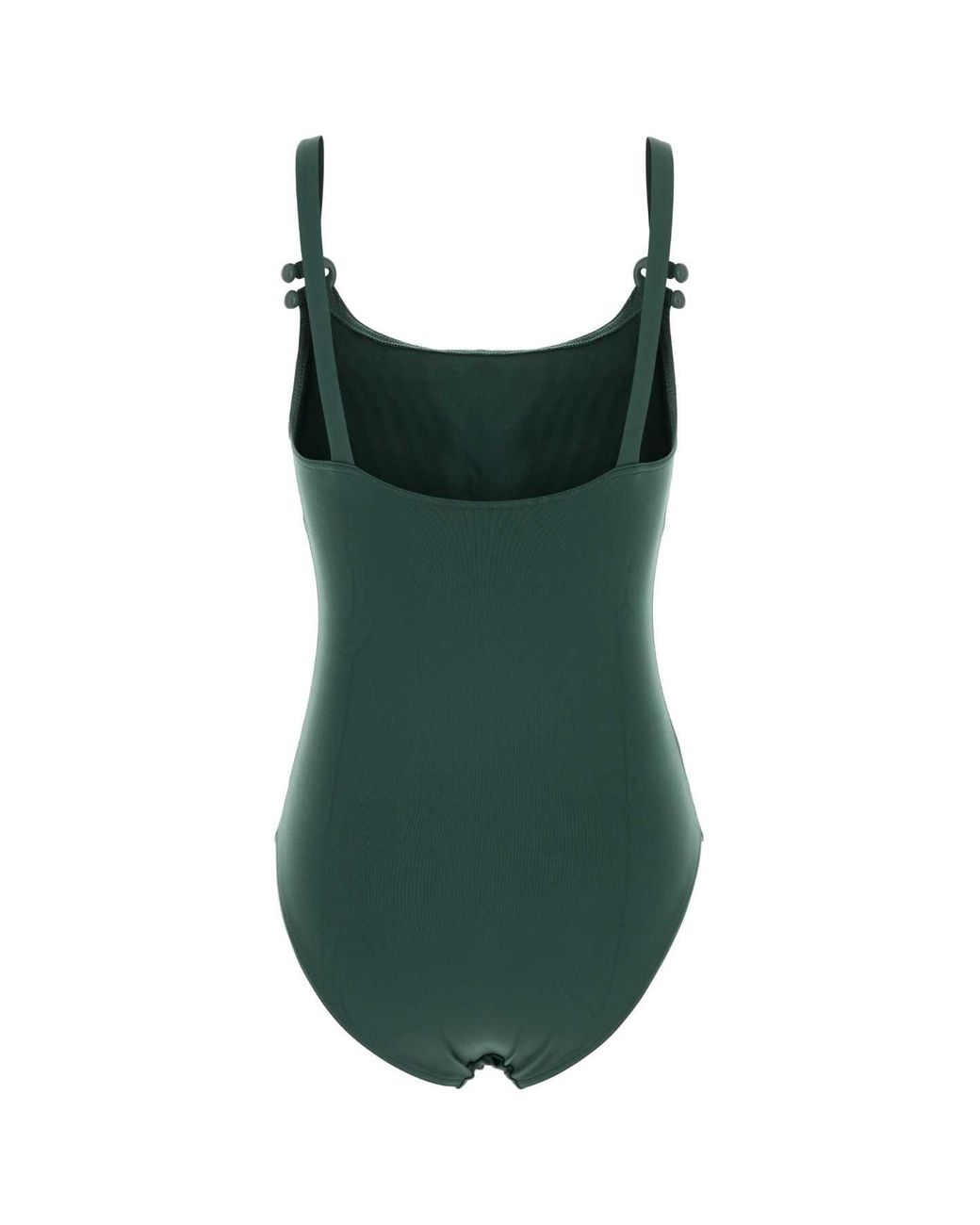 Eres Green Dark Stretch Nylon Inspiring Swimsuit
