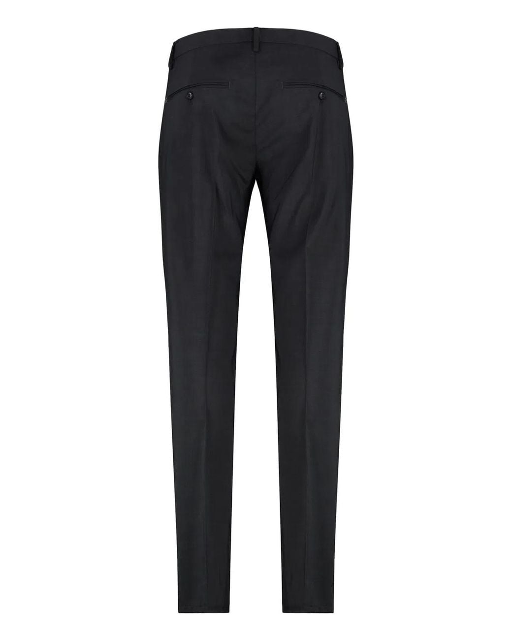 Dondup Blue Spiritissimo Virgin Wool Trousers for men