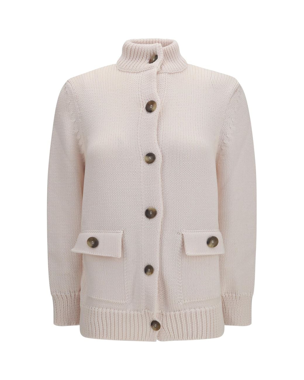 Adidas By Stella McCartney White Adidas By Stella Mccartney High Neck Cardigan