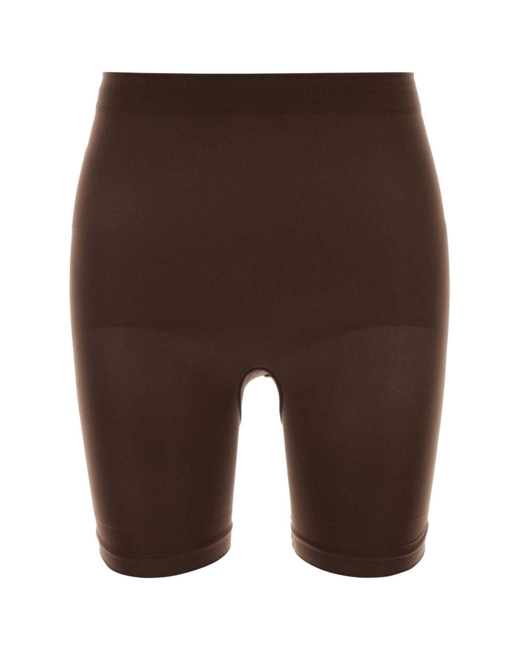 Skims Brown Mid Thigh Short