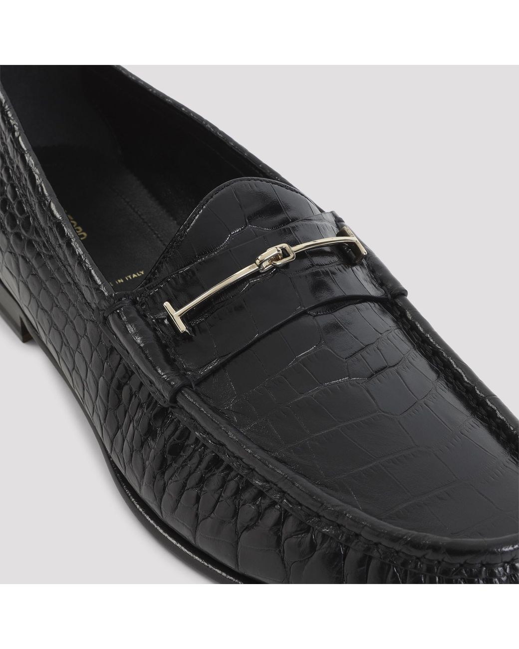 Tom Ford Black Leather Loafer for men