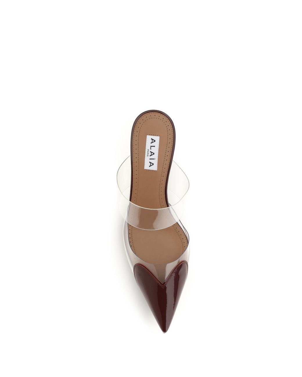 Alaïa Multicolor Alaia Le Coeur Patent Leather Mules