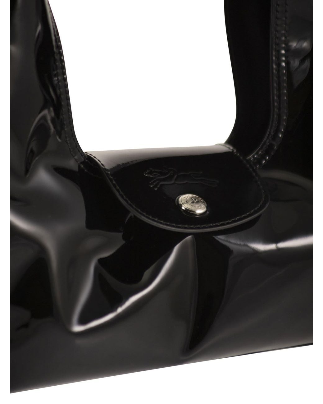 Longchamp Black Le Pliage Xtra Glossy
