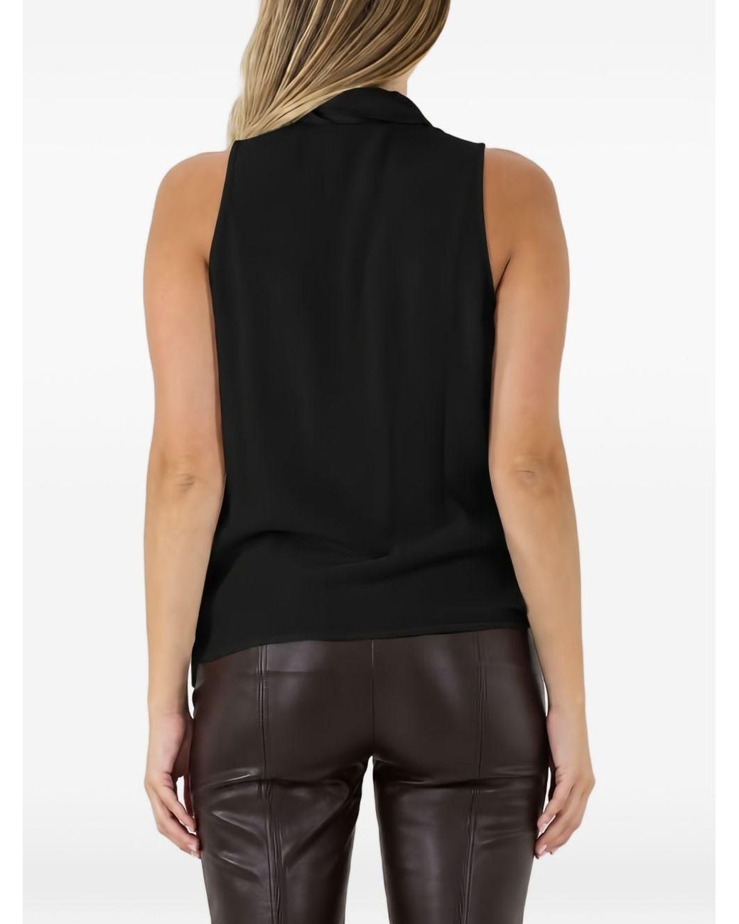 Liu Jo Black Polyester Elastane Top