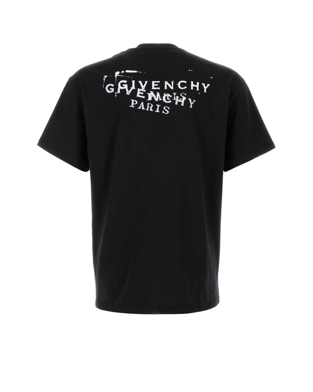 Givenchy Black Cotton T-Shirt for men