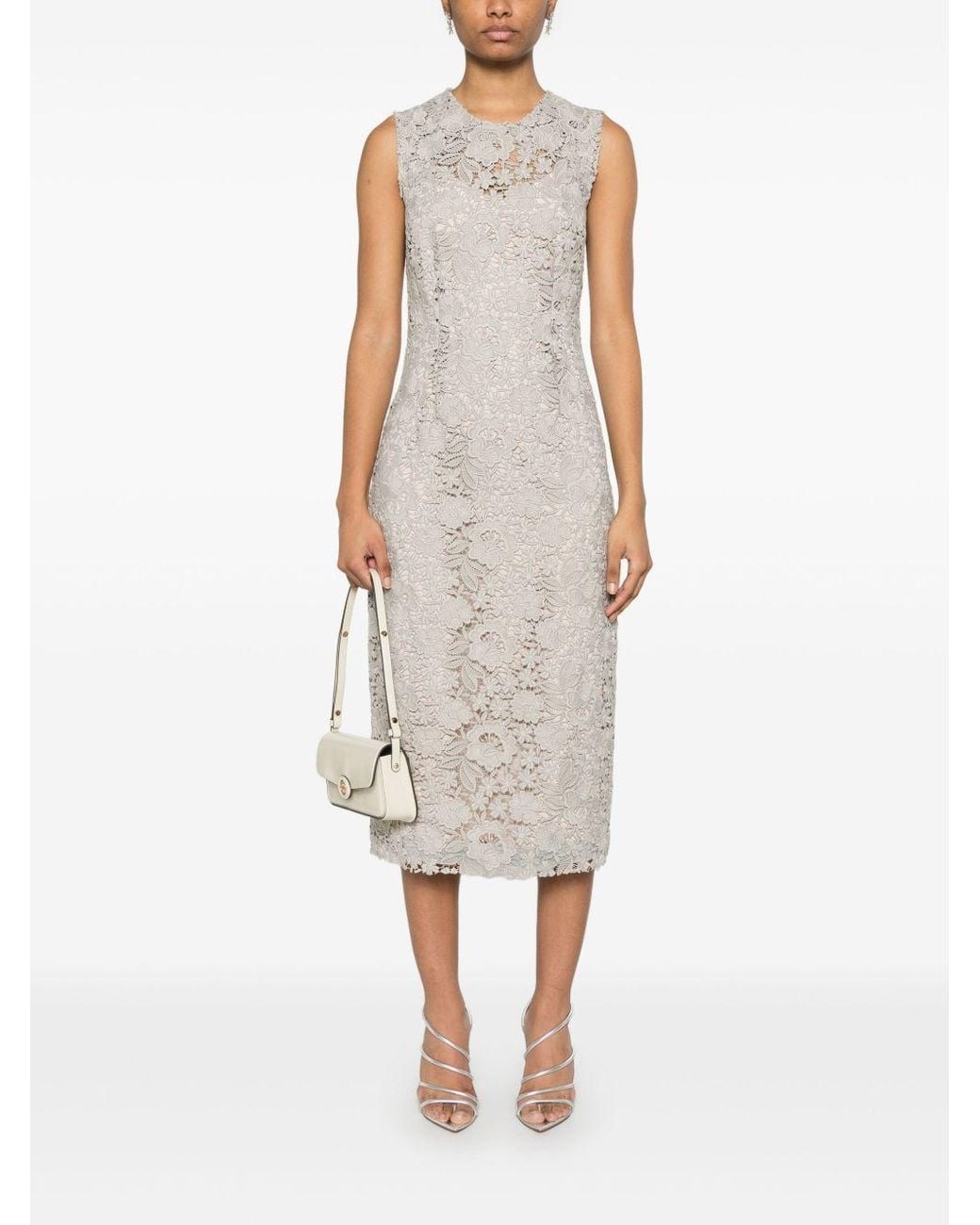 P.A.R.O.S.H. Natural P.A.R.O..H. Peonia Midi Dress