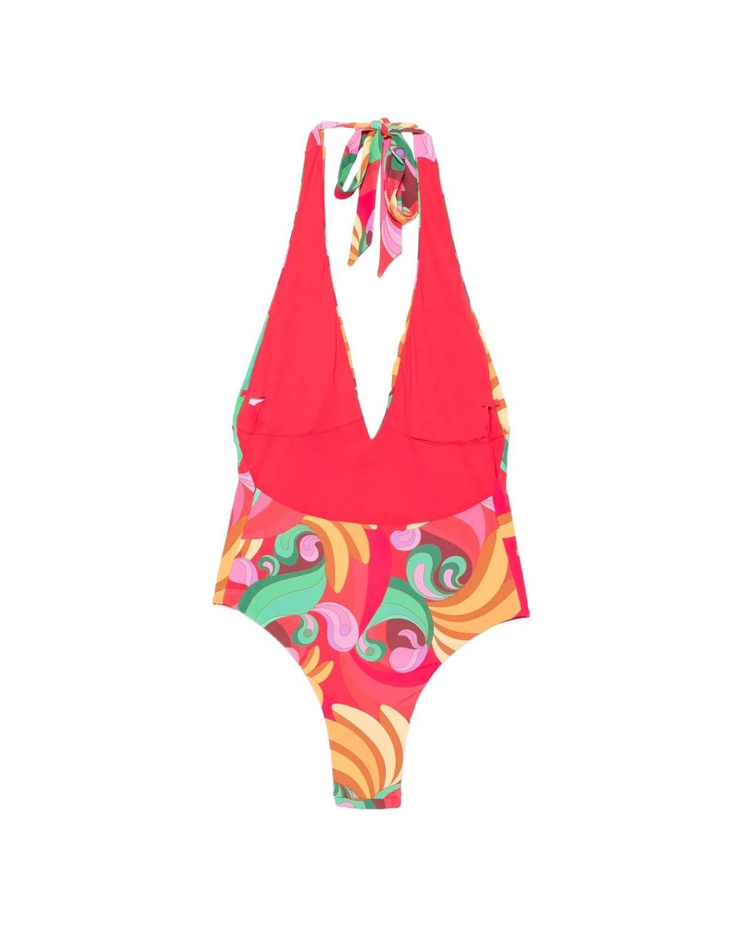 Farm Rio White One-Piece Swimsuit With Print