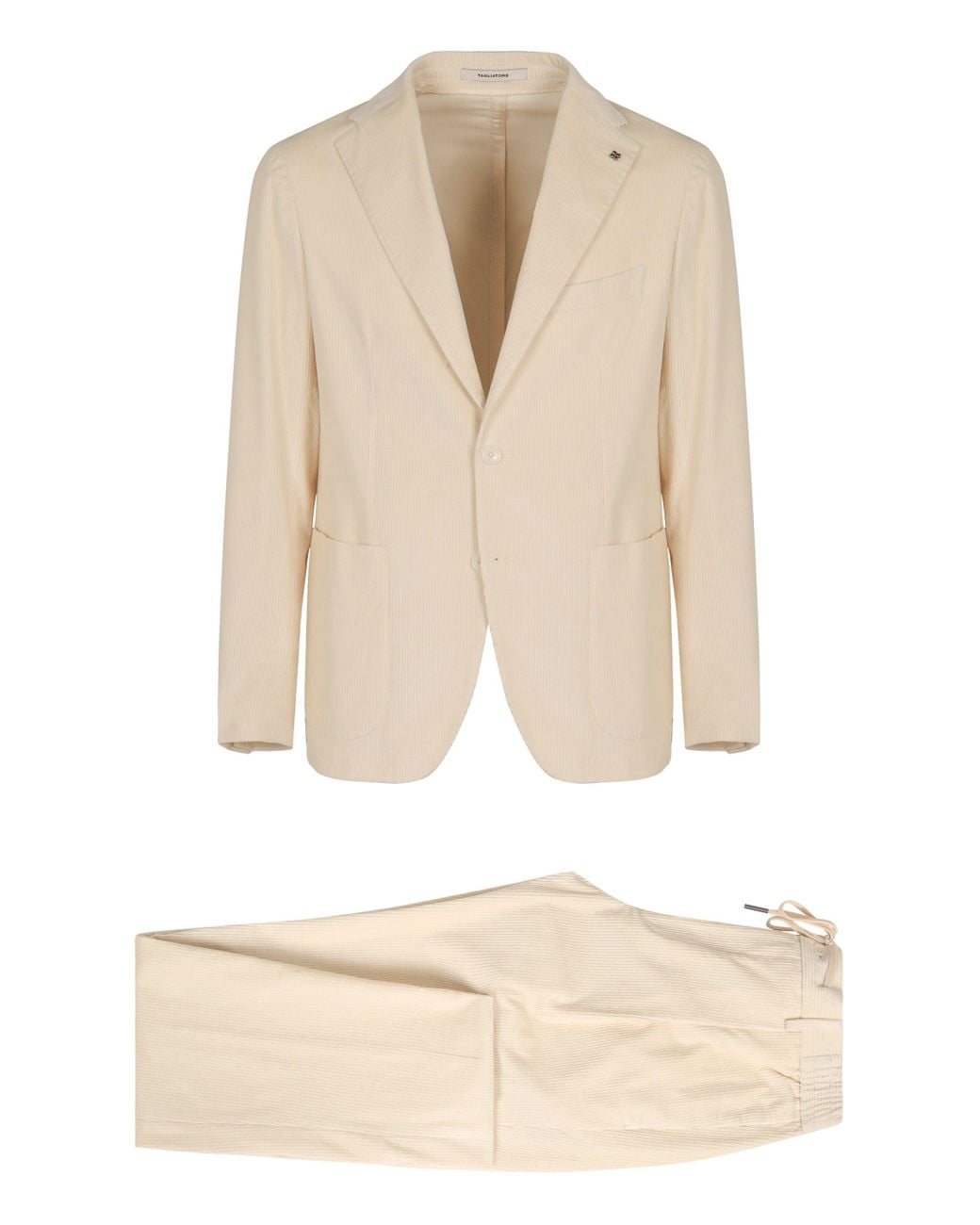 Tagliatore Natural Cotton Two-Pieces Suit for men