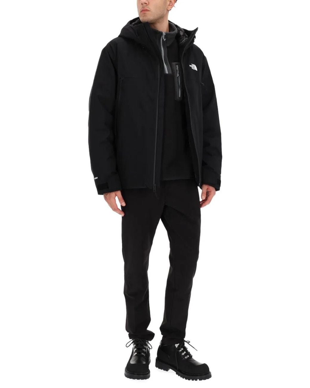 The North Face Black Jacket With Logo for men