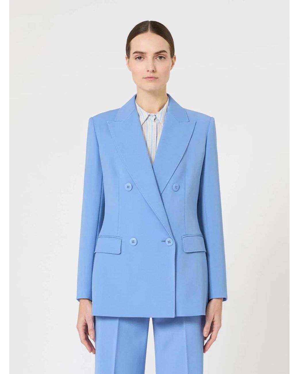 Max Mara Blue Blazer Mstgrembo
