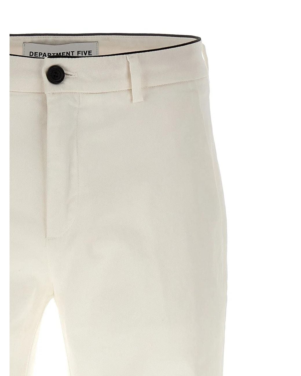Department 5 White 'Prince' Pants for men