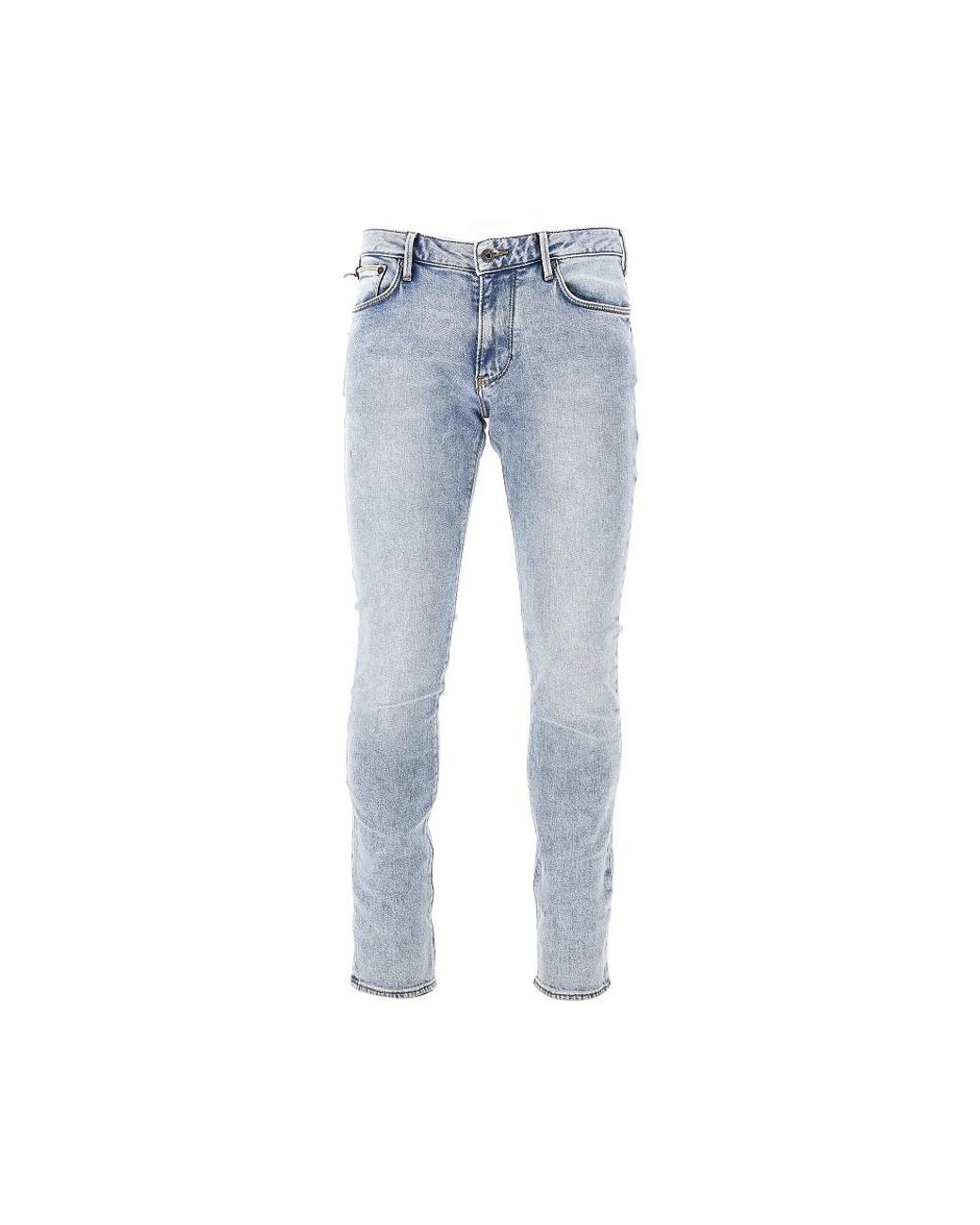 Emporio Armani Blue Stretch Denim J06 Jeans for men