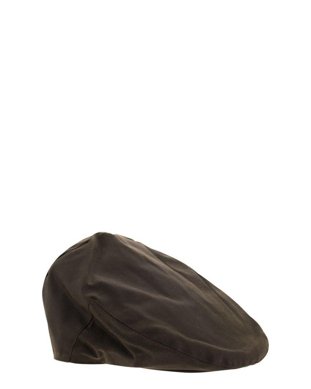 Barbour Brown Waxed Beret for men