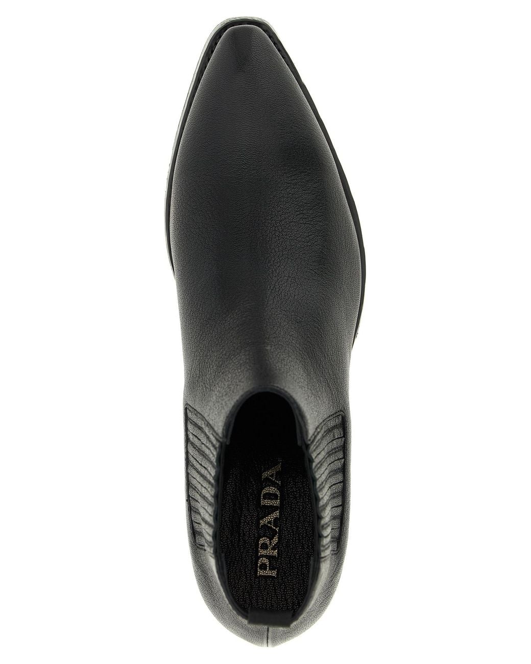 Prada Black Chelsea Boots for men