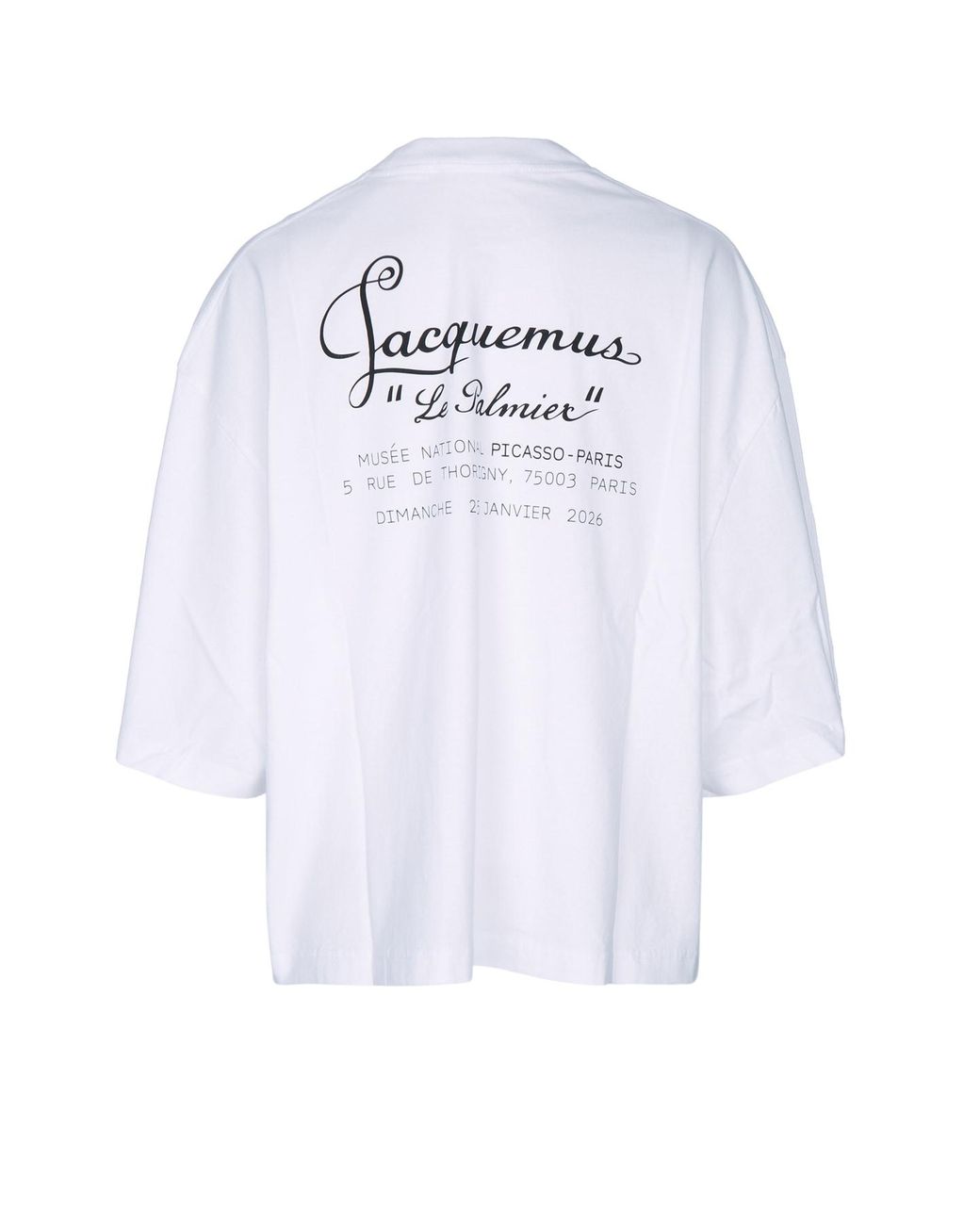 Jacquemus White Palm Print T-Shirt