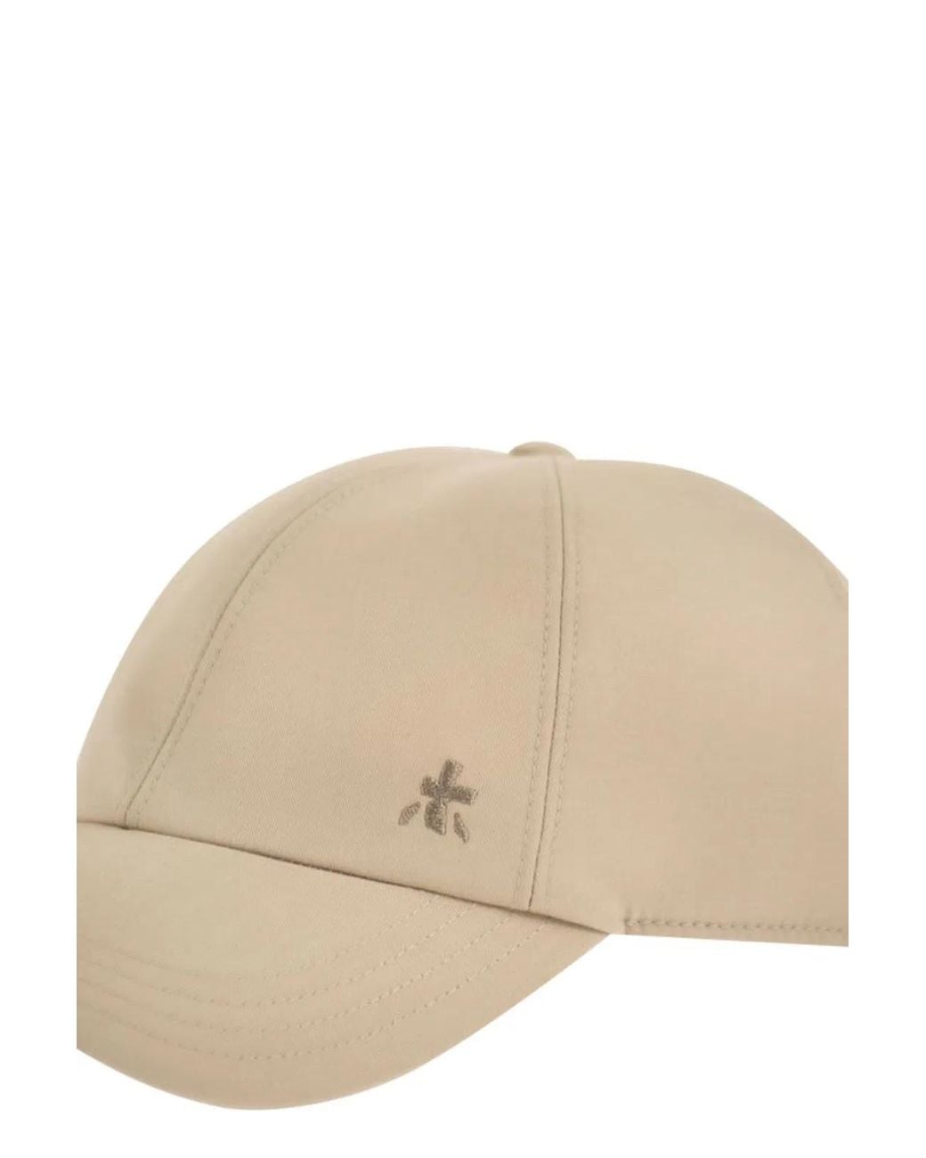 Premiata Natural Baseball Cap With Embroidered Logo