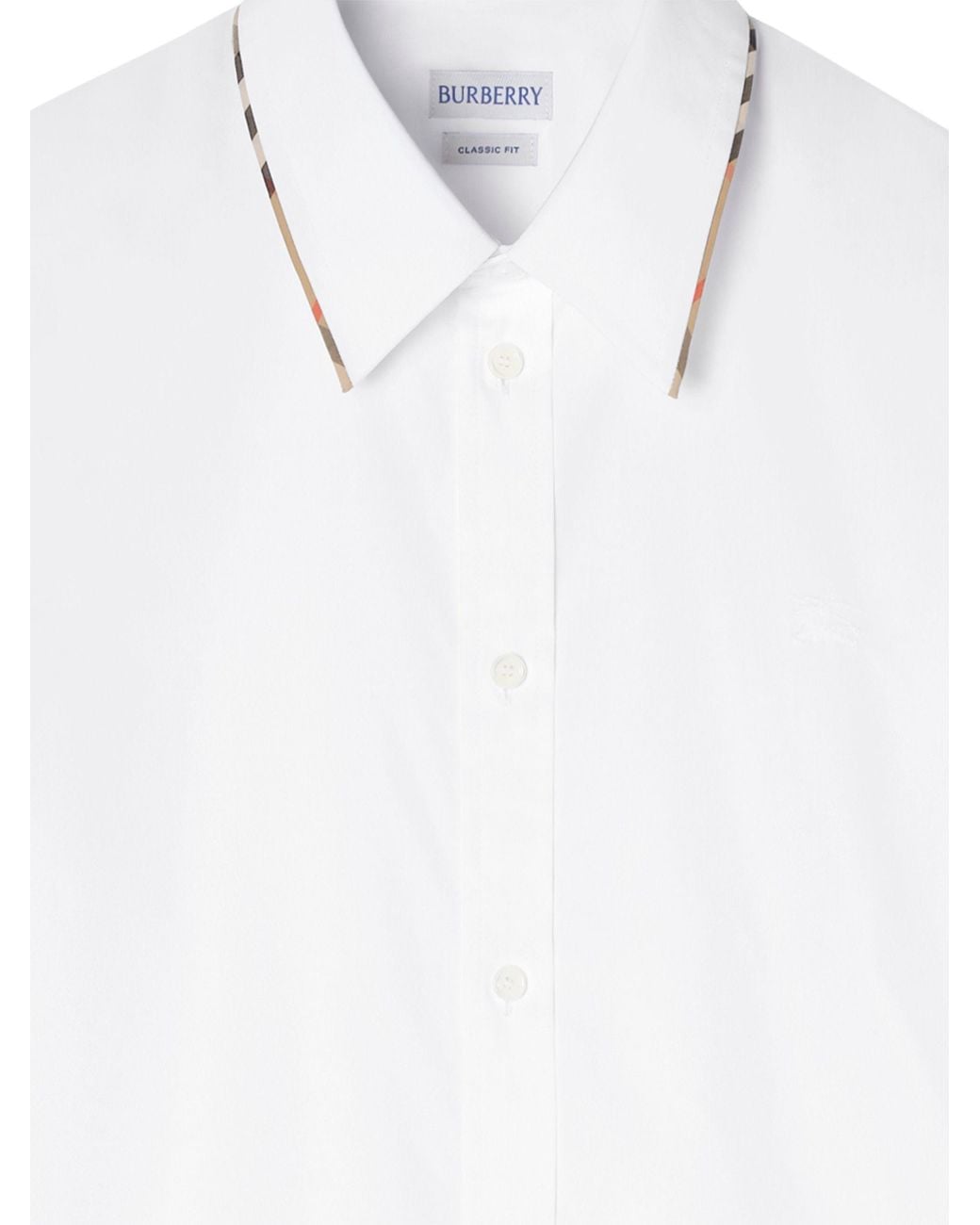 Burberry White Sam Chk Binding for men