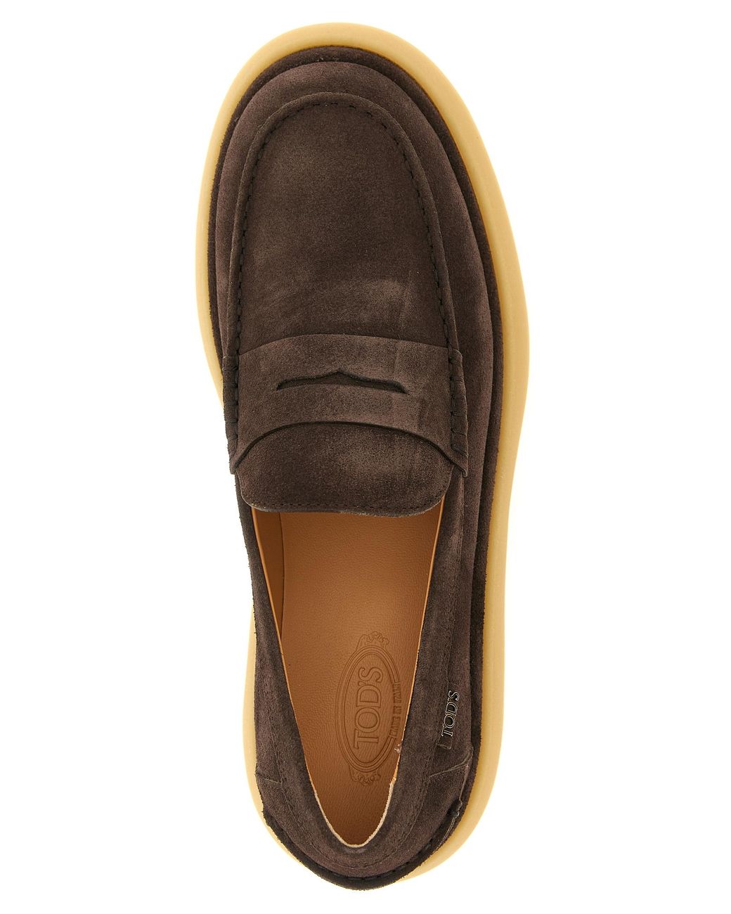 Tod's Brown Suede Loafers