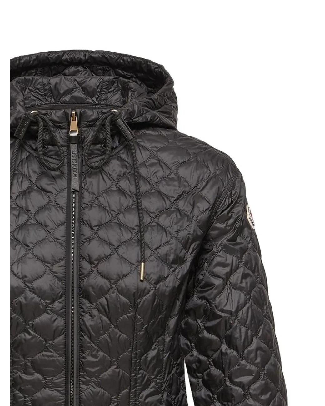 Moncler Black Arum Quilted Down Jacket