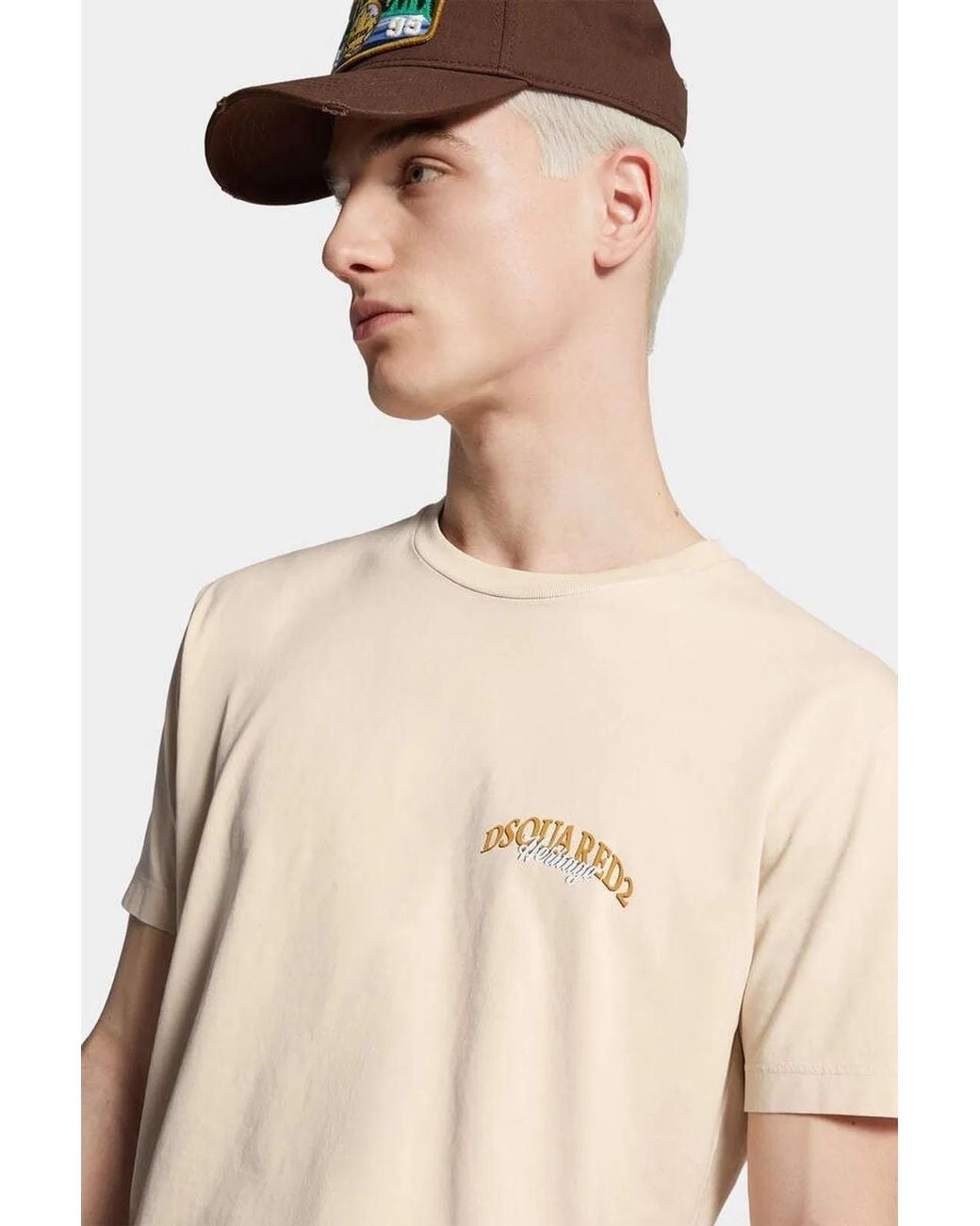 DSquared² Natural Cotton T-Shirt for men