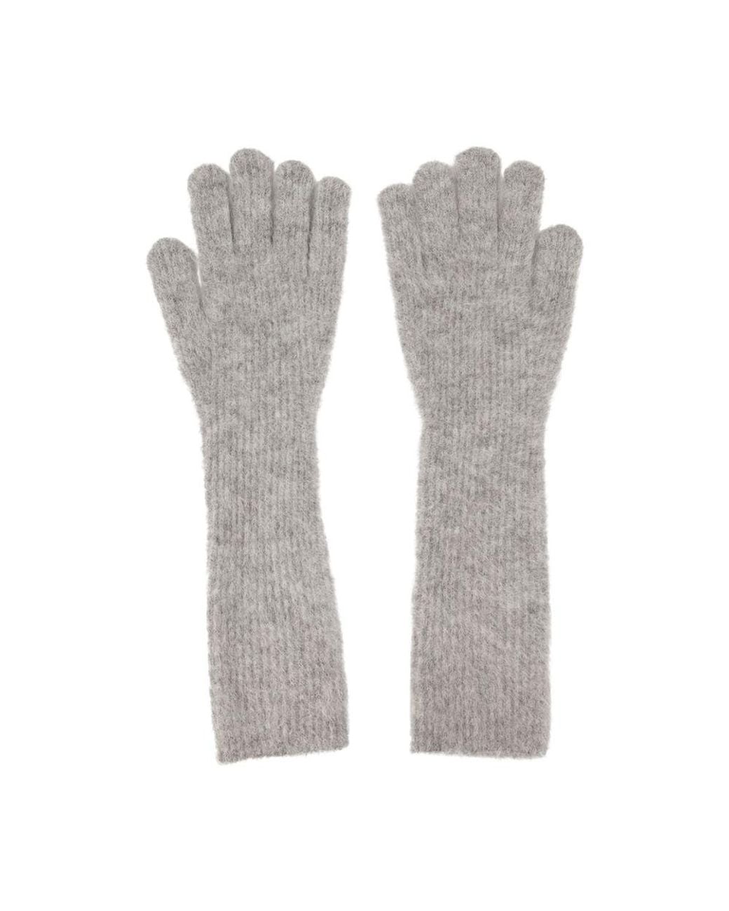 Samsøe & Samsøe Gray Sarue Long 16165 Gloves