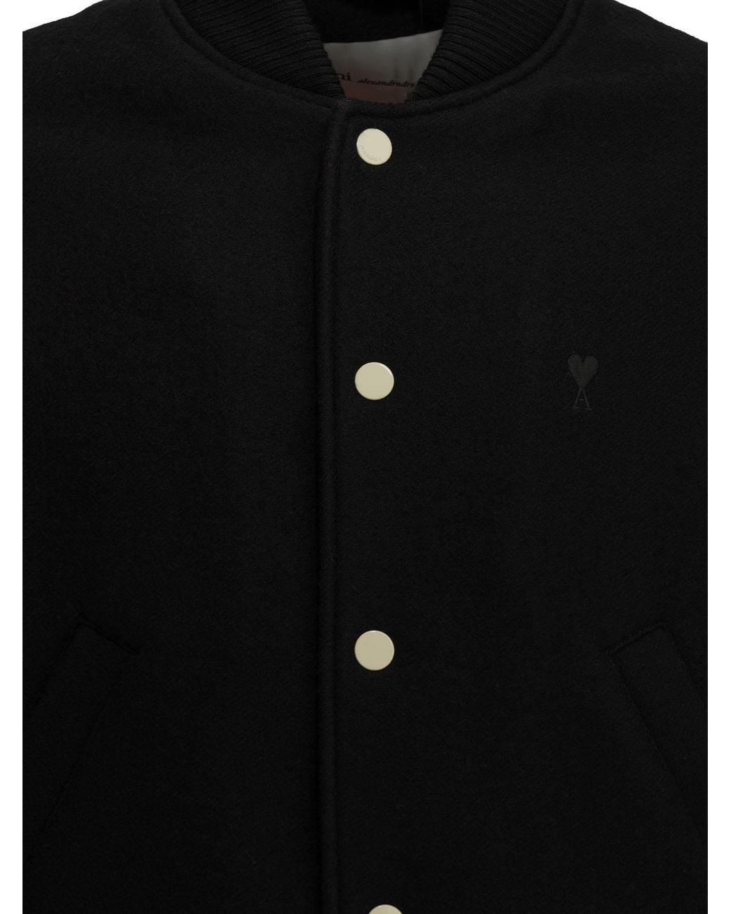 AMI Black And Padded Ami De Coeur for men