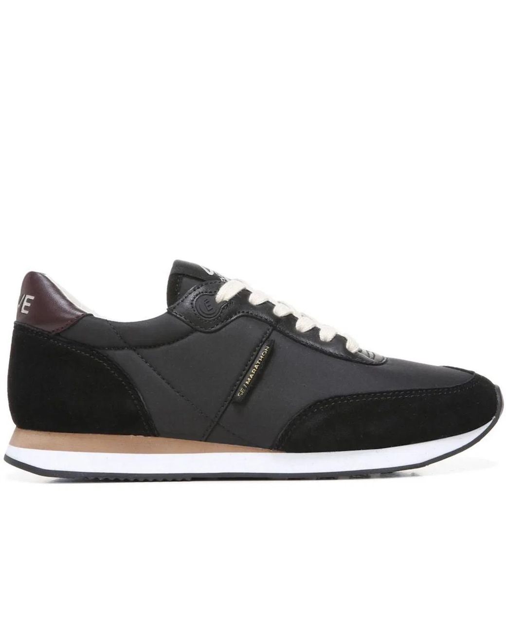 Sam Edelman Black Tori Lace-Up Sneakers