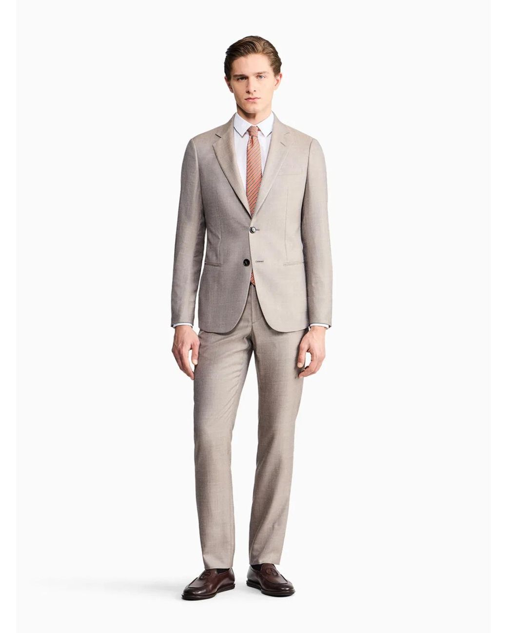 Giorgio Armani Gray Soho Line Single-Breasted Suit for men