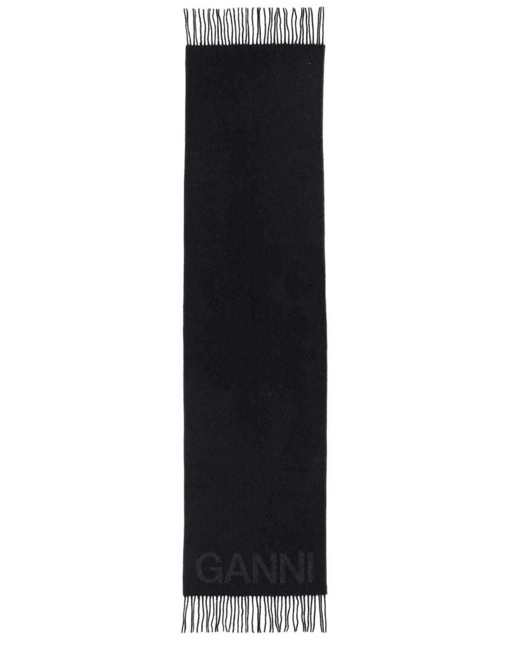 Ganni Black Scarves