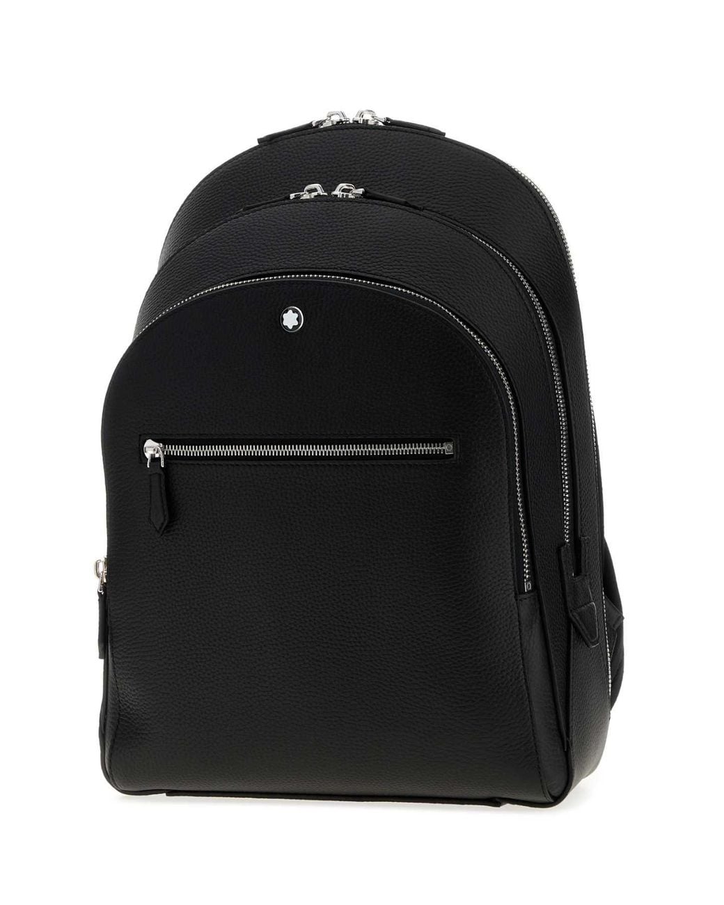 Montblanc Black Medium Backpack With 3 Compartments for men
