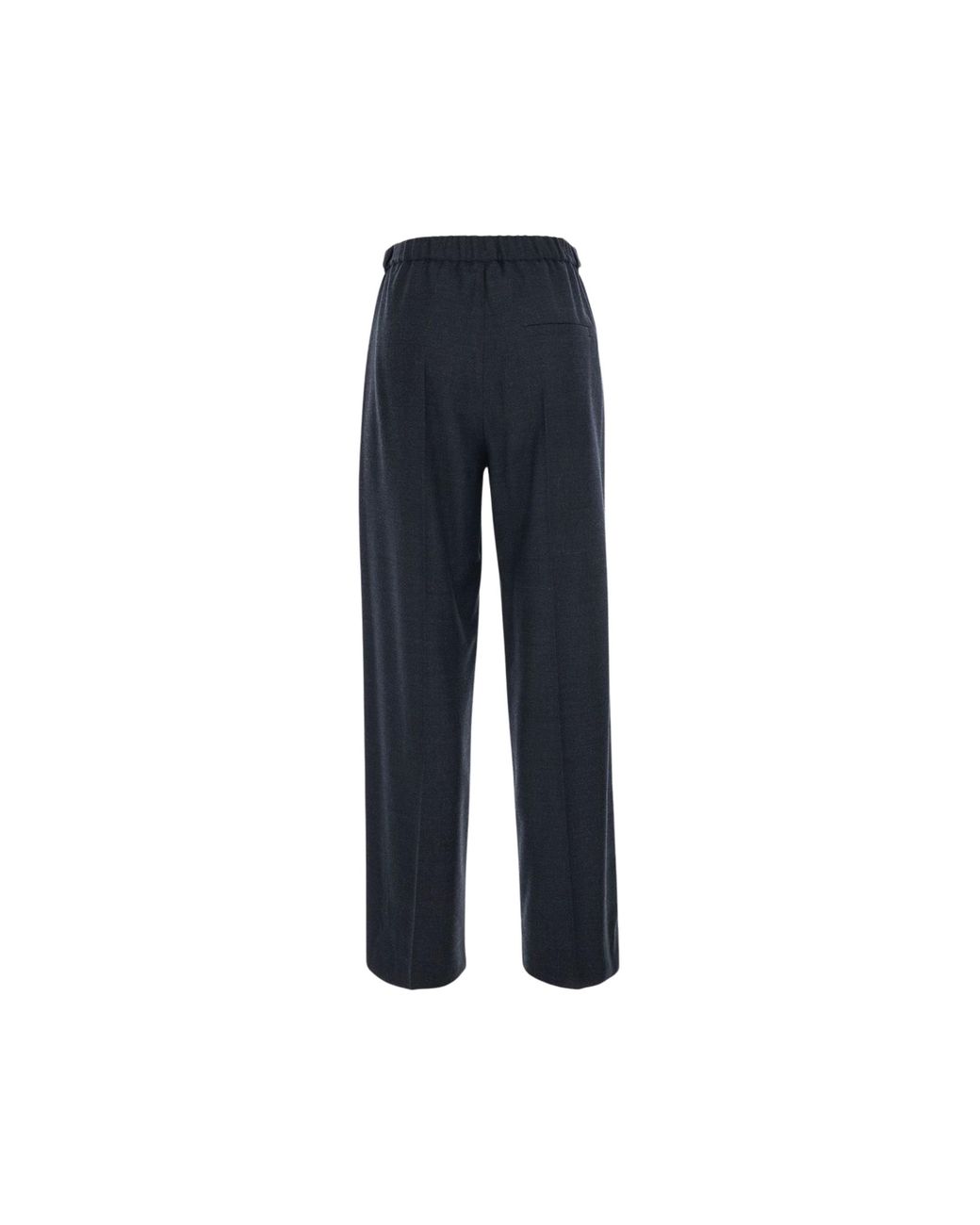 Tela Blue High-Waist Regular-Fit Pants