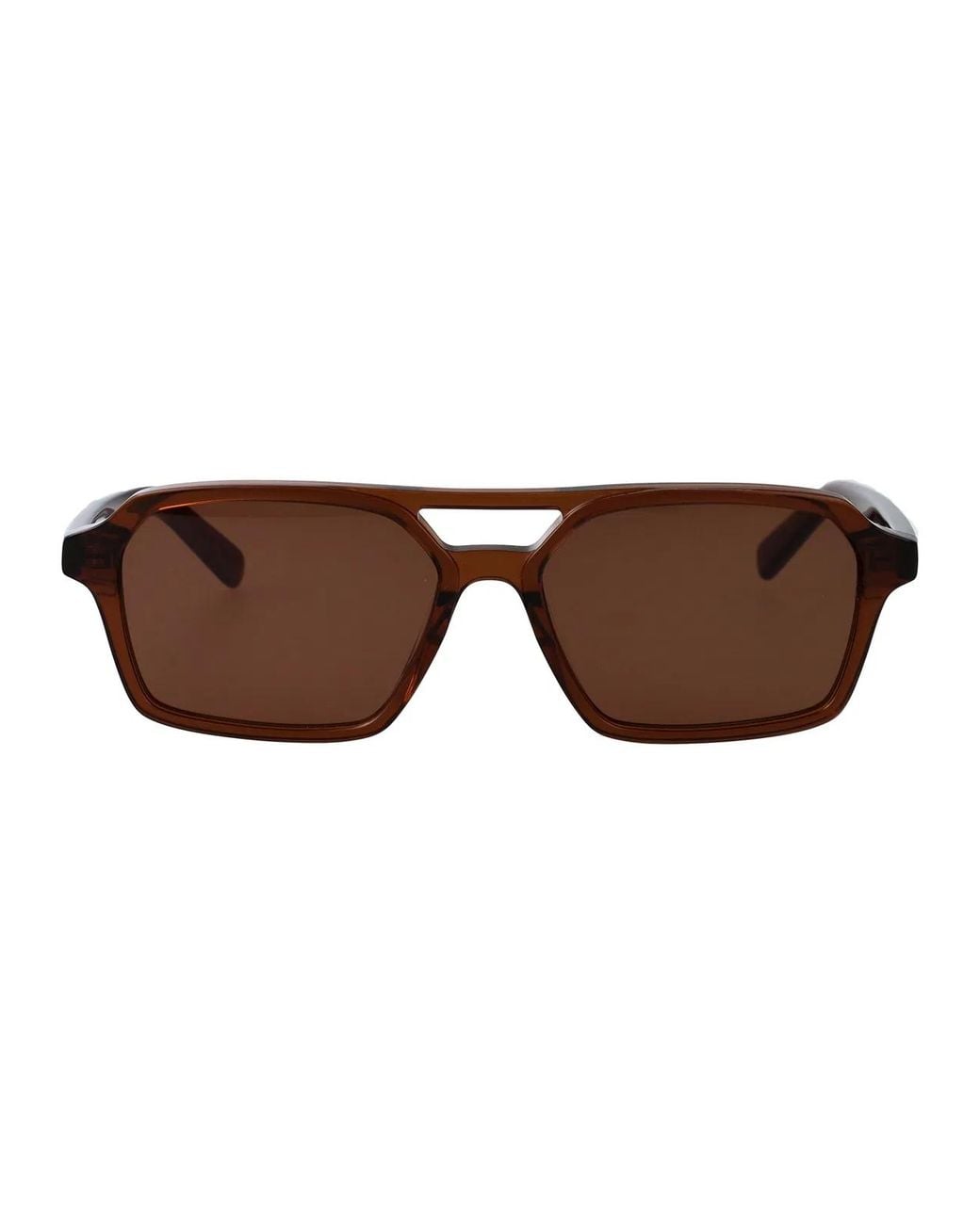Maison Margiela Brown Acetate Sunglasses