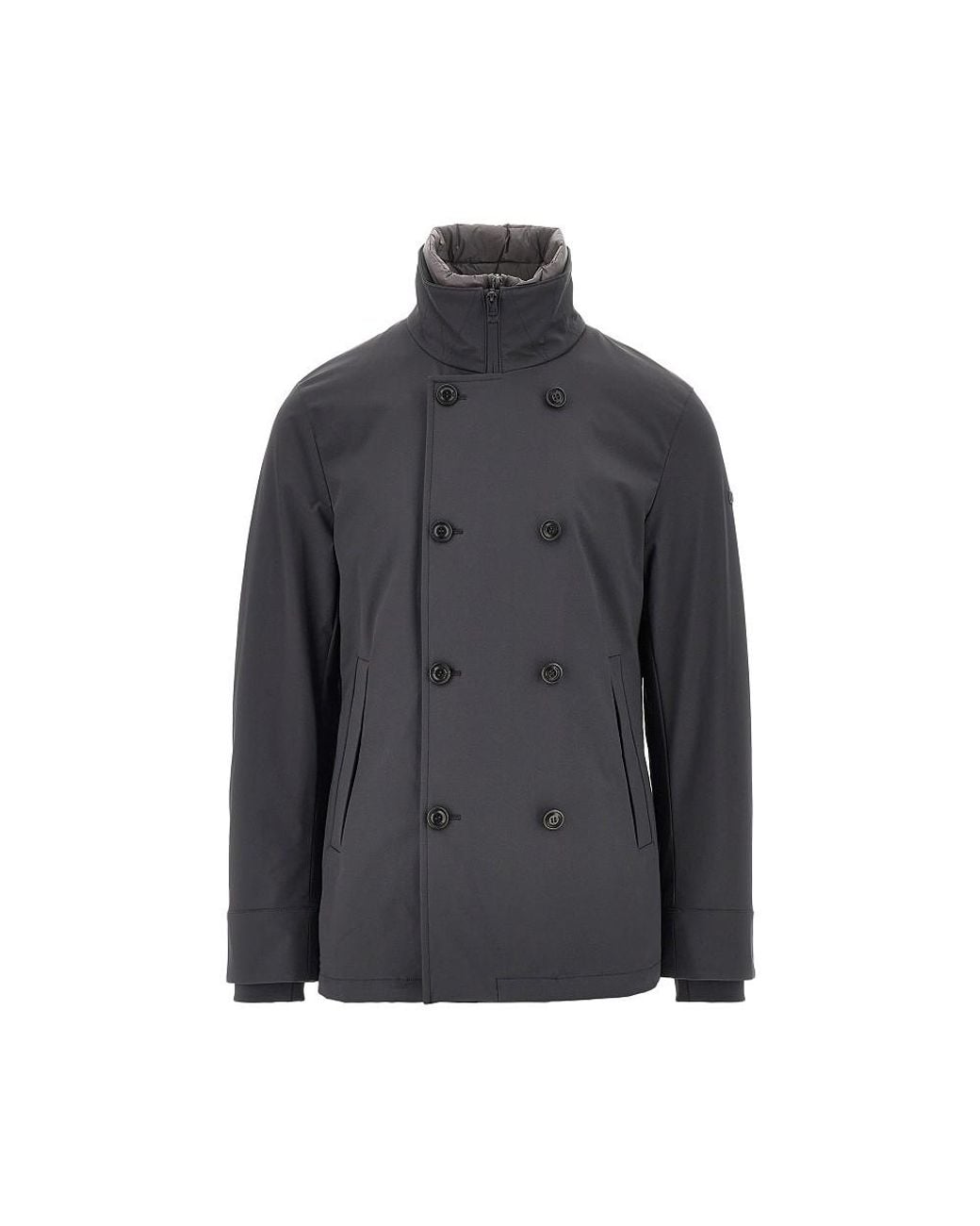 DUNO Gray Edmund Padded Nylon Down Jacket for men
