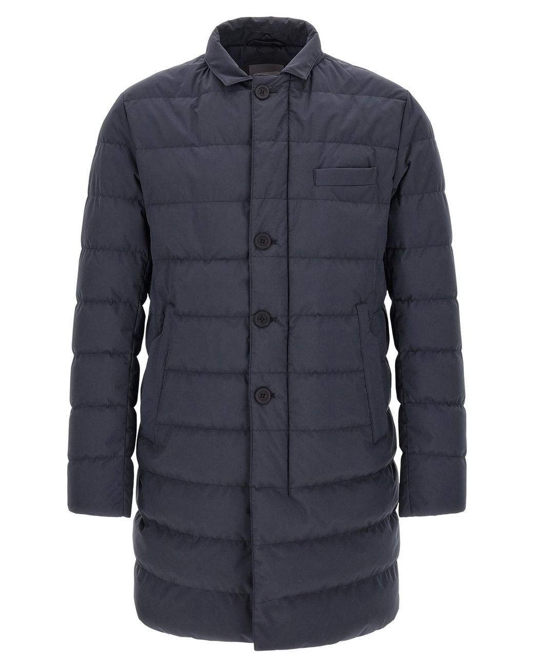 Herno Blue Piumino Medio' Down Jacket for men
