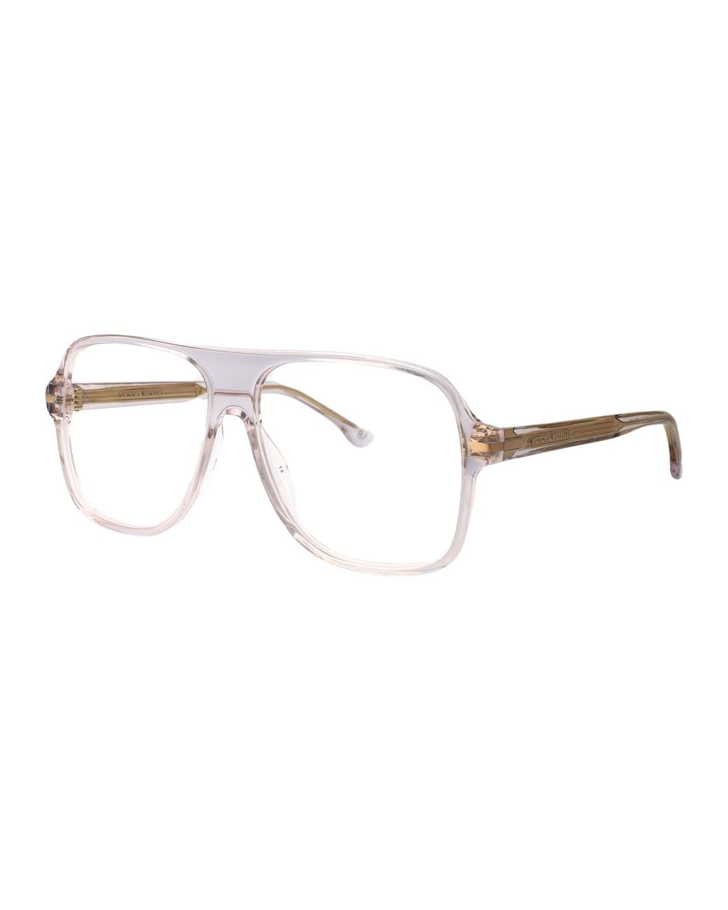 Victoria Beckham Crystal Acetate Glasses in Natural | Lyst