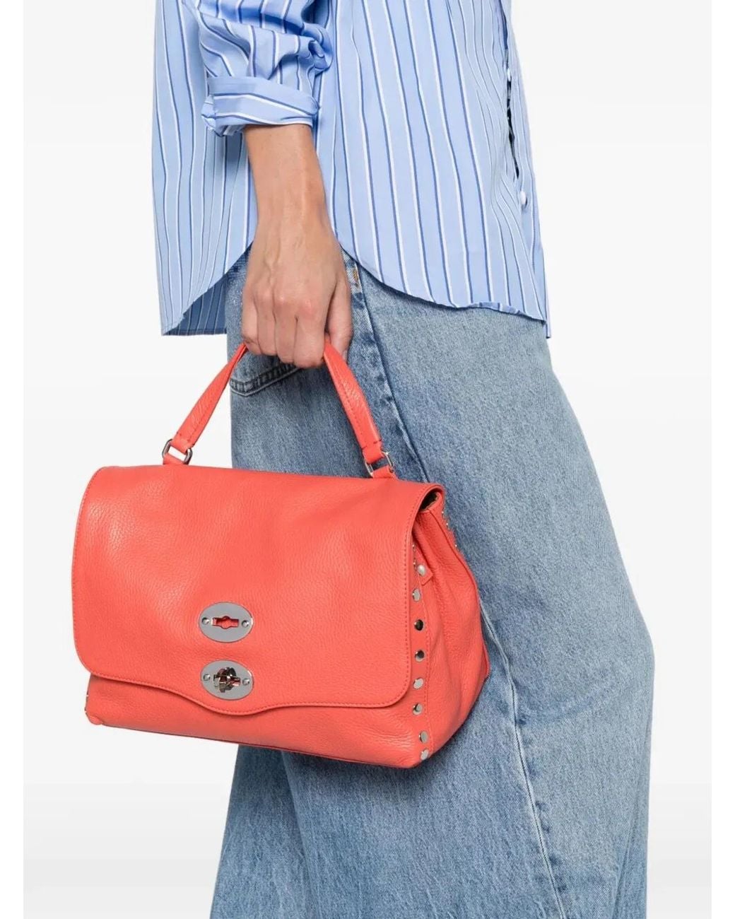 Zanellato Pink "Postina Daily" Small Messenger Bag