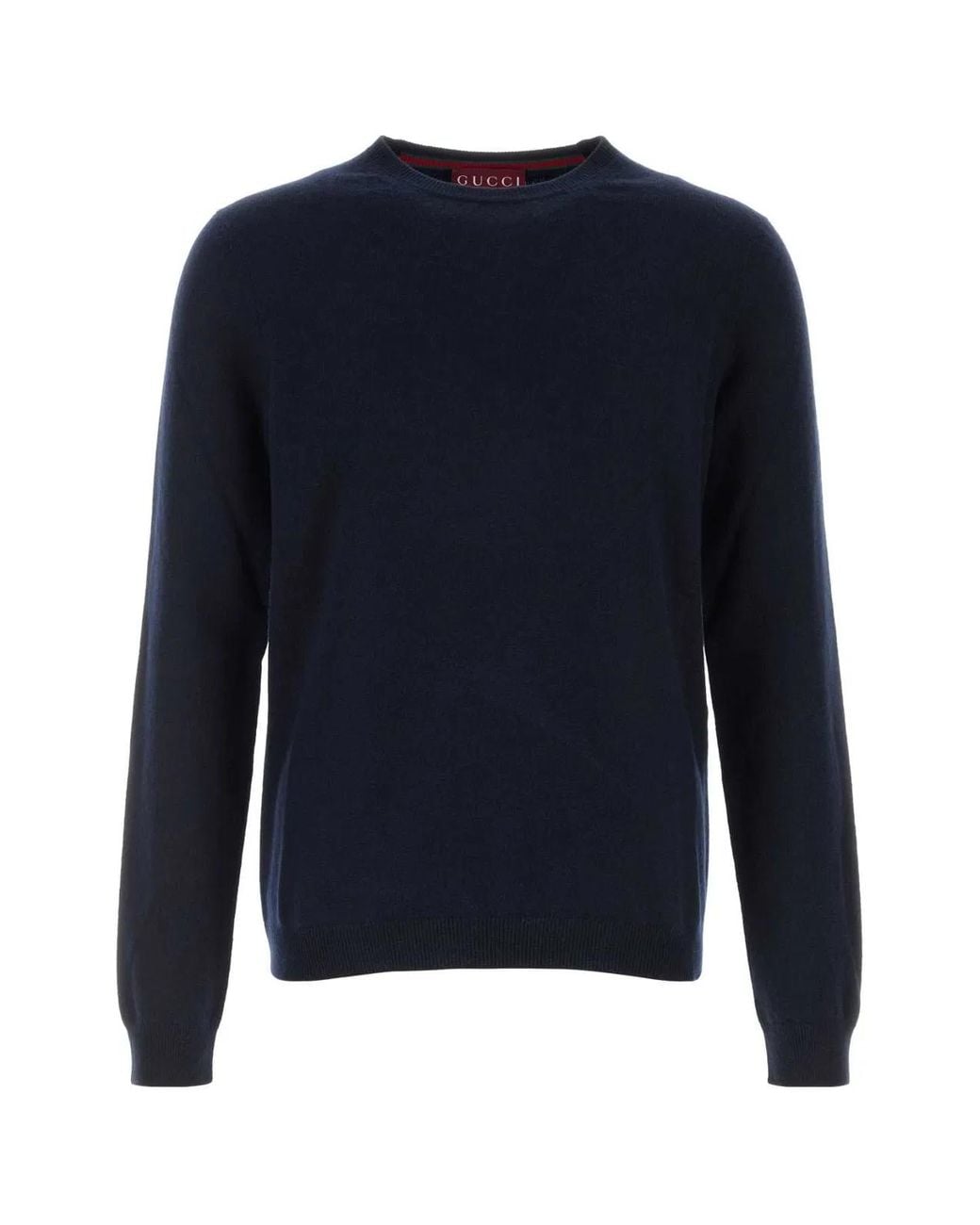Gucci Blue Solid Sweater for men