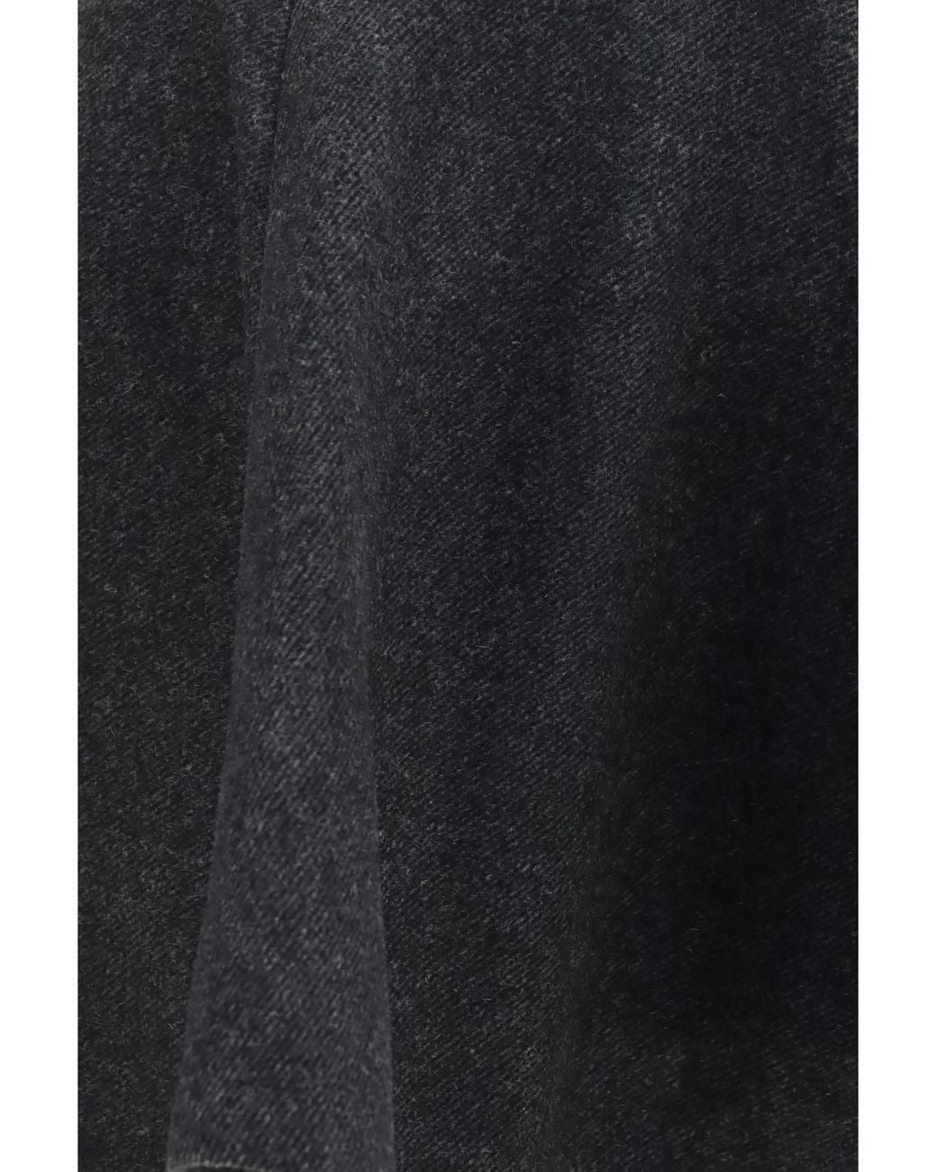 Ganni Black Wool Peacoat Skirt