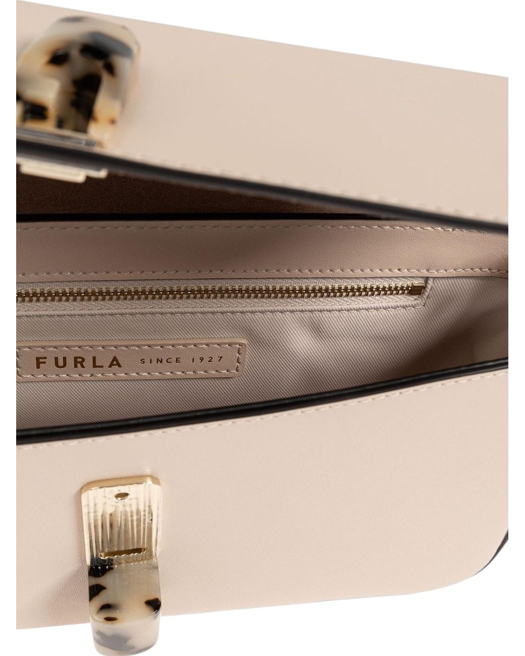 Furla Natural Iride S Flap Shoulder Bag