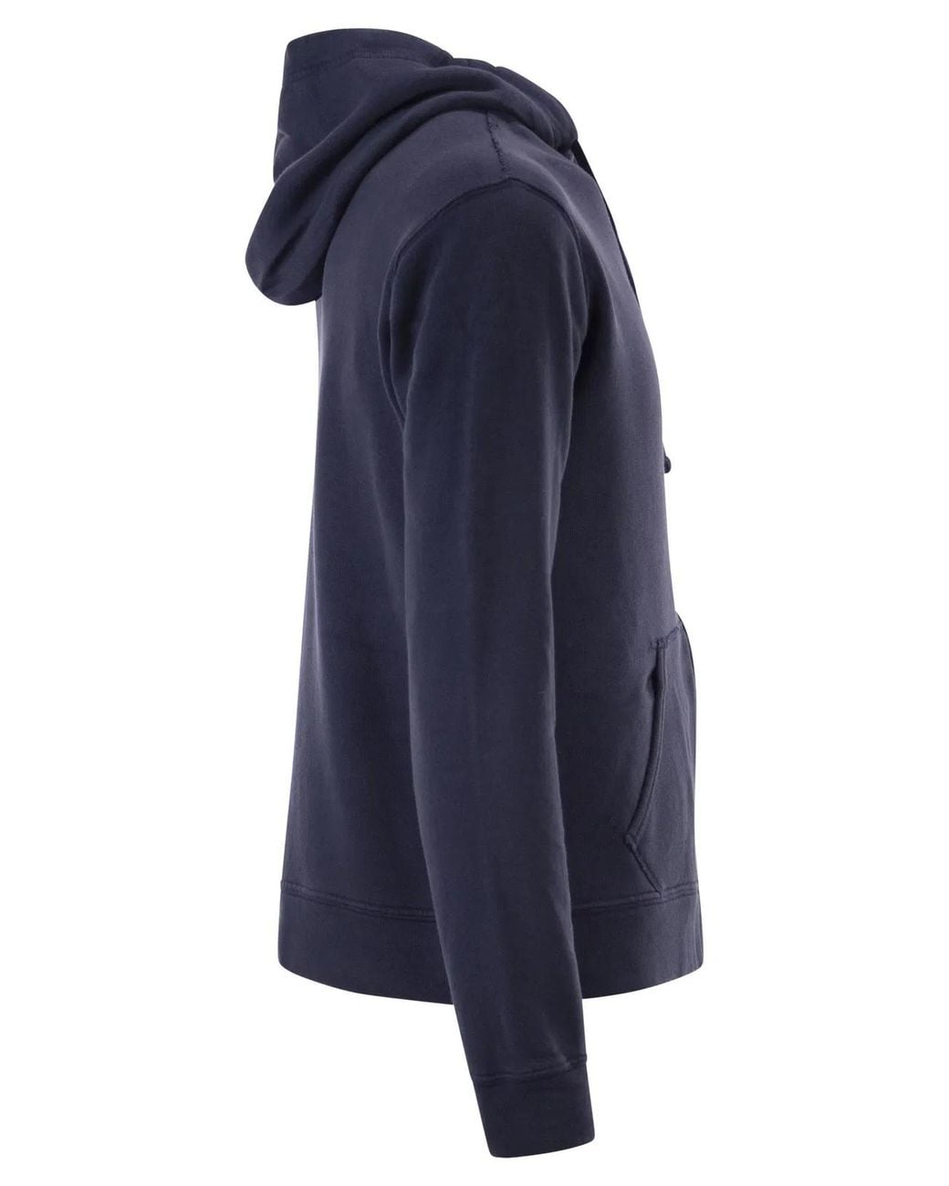 Polo Ralph Lauren Blue Hooded Terry Cloth Sweatshirt for men