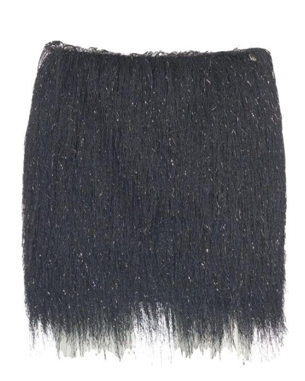 Liu Jo Gray Polyester Elastane Skirt