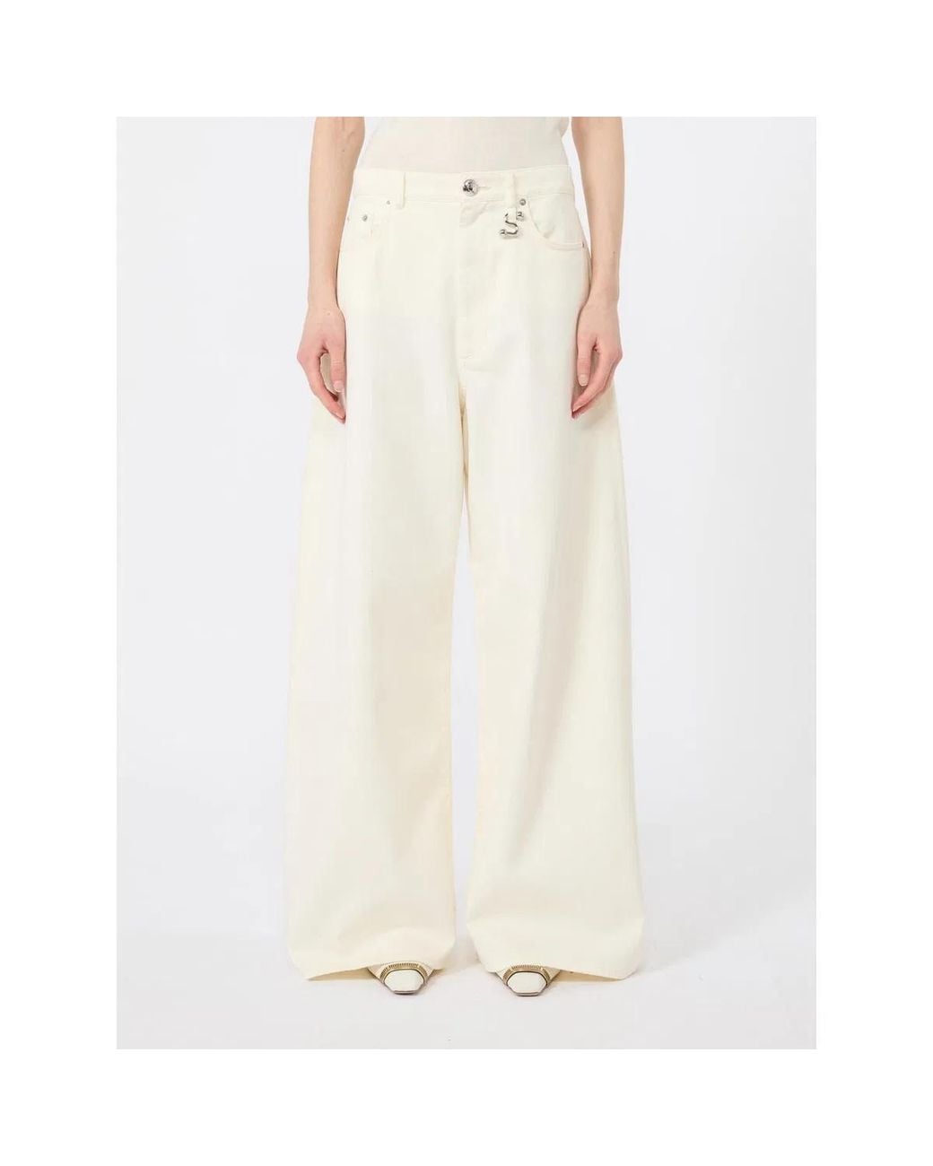 Max Mara White Spdsiamese Trouser