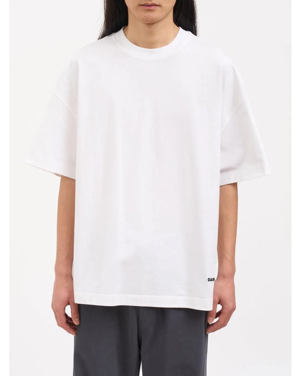 Carhartt White T-Shirt Link Script for men