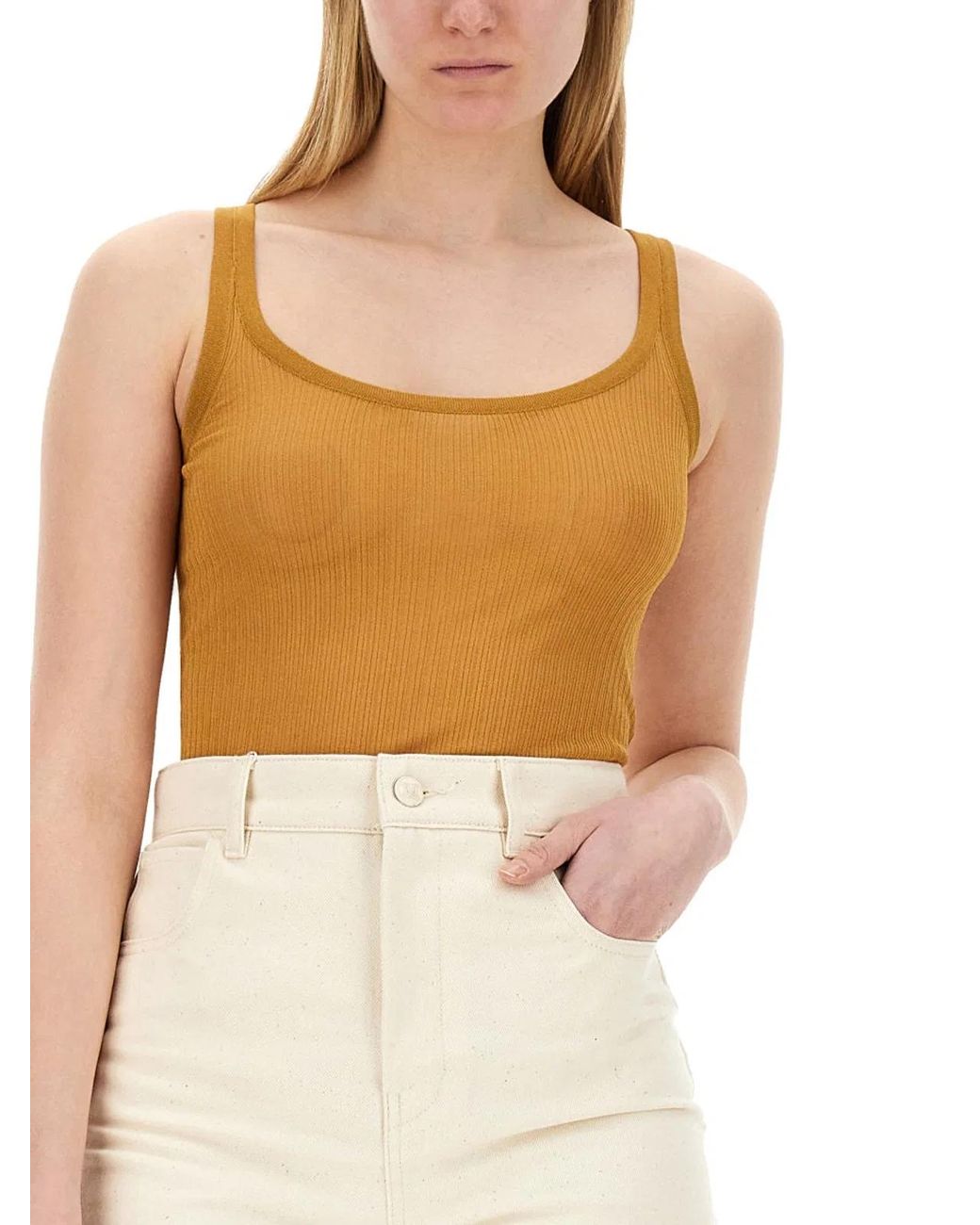 Max Mara White Tank Top Bastia